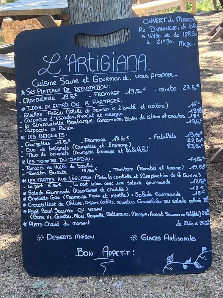 L'Artigiana - Menu Image 1